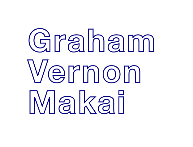 Kid number one: Graham Vernon Makai.
